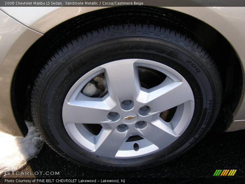 Sandstone Metallic / Cocoa/Cashmere Beige 2008 Chevrolet Malibu LS Sedan
