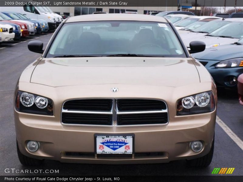 Light Sandstone Metallic / Dark Slate Gray 2009 Dodge Charger SXT