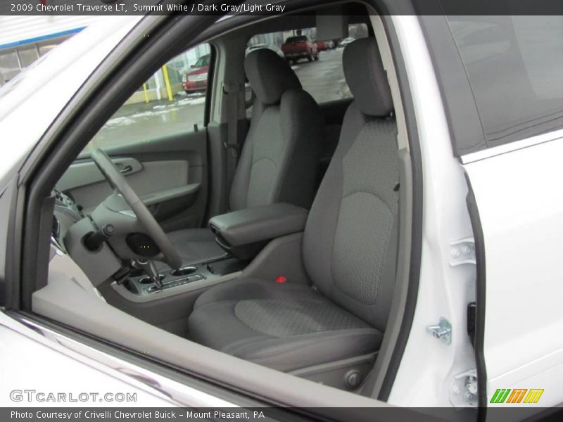 Summit White / Dark Gray/Light Gray 2009 Chevrolet Traverse LT