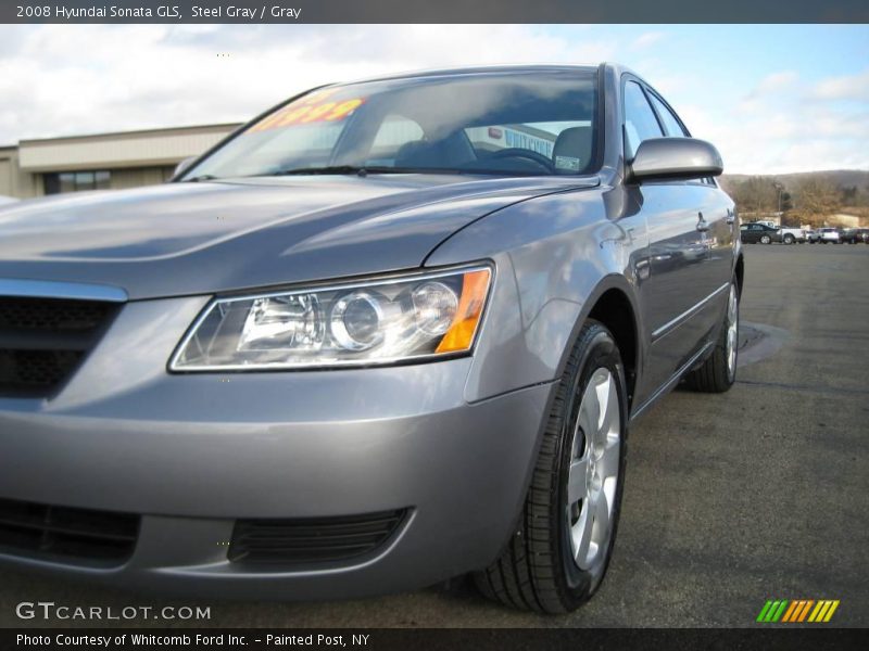 Steel Gray / Gray 2008 Hyundai Sonata GLS