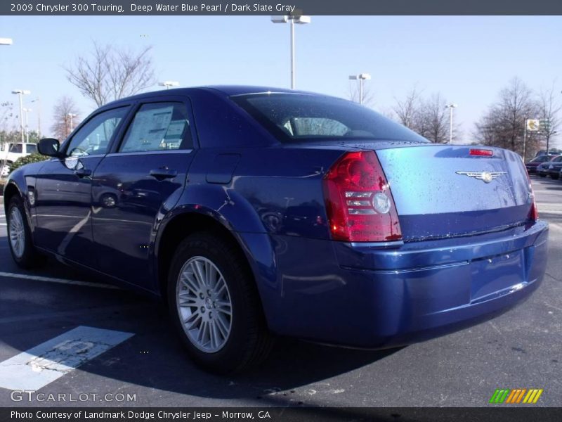 Deep Water Blue Pearl / Dark Slate Gray 2009 Chrysler 300 Touring