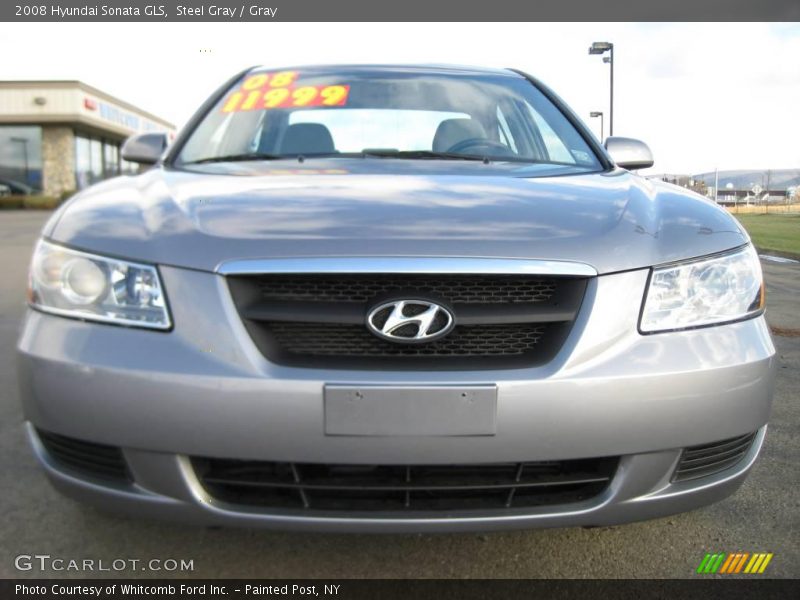 Steel Gray / Gray 2008 Hyundai Sonata GLS