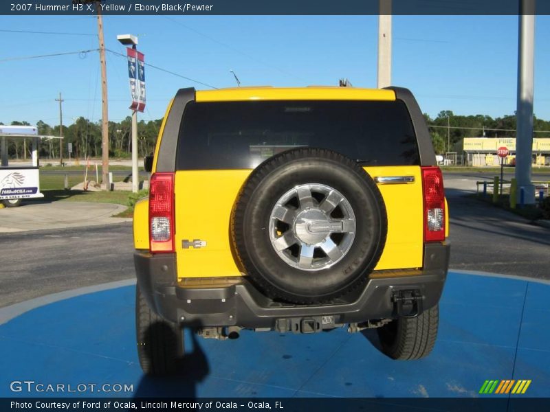 Yellow / Ebony Black/Pewter 2007 Hummer H3 X