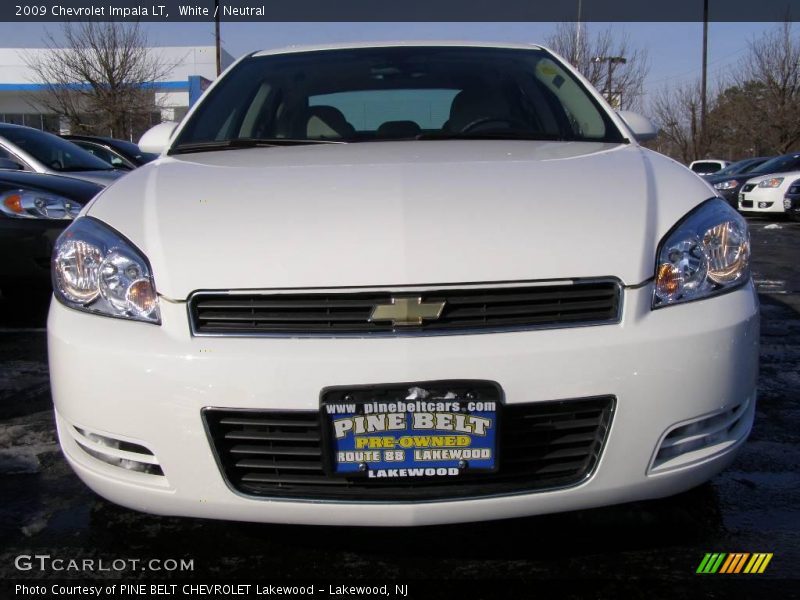White / Neutral 2009 Chevrolet Impala LT
