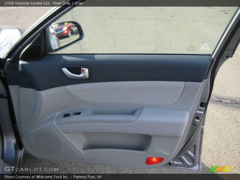 Steel Gray / Gray 2008 Hyundai Sonata GLS
