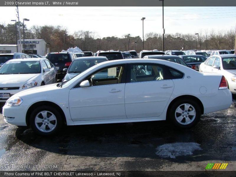 White / Neutral 2009 Chevrolet Impala LT