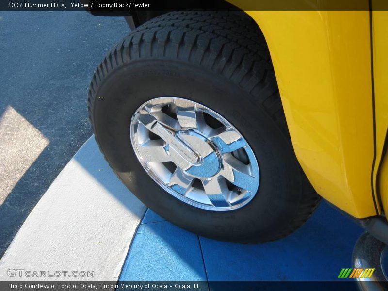 Yellow / Ebony Black/Pewter 2007 Hummer H3 X