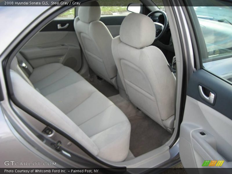 Steel Gray / Gray 2008 Hyundai Sonata GLS