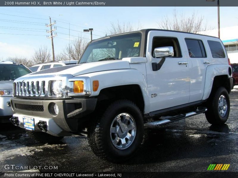 Birch White / Light Cashmere/Ebony 2008 Hummer H3 X