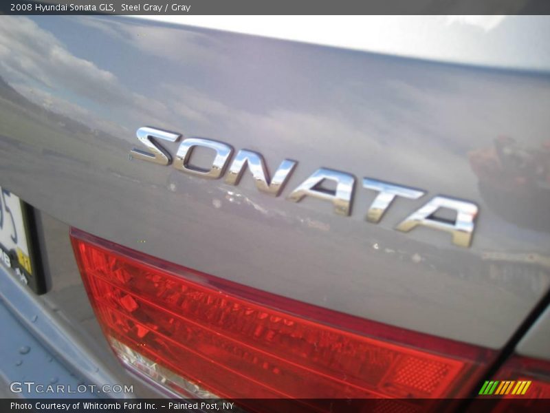 Steel Gray / Gray 2008 Hyundai Sonata GLS