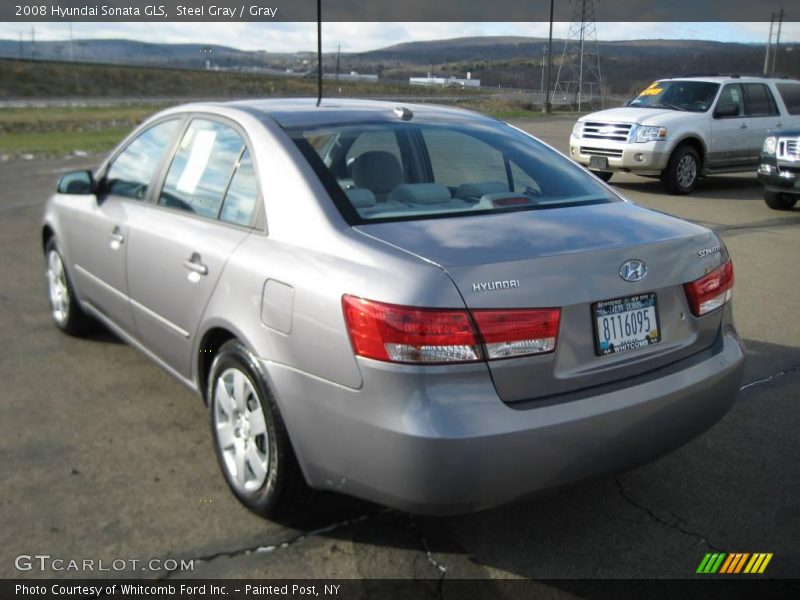 Steel Gray / Gray 2008 Hyundai Sonata GLS