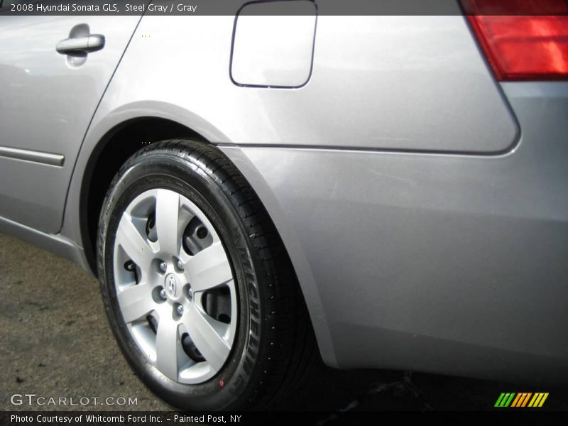 Steel Gray / Gray 2008 Hyundai Sonata GLS