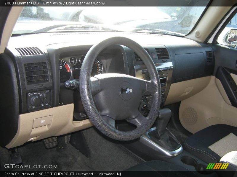 Birch White / Light Cashmere/Ebony 2008 Hummer H3 X