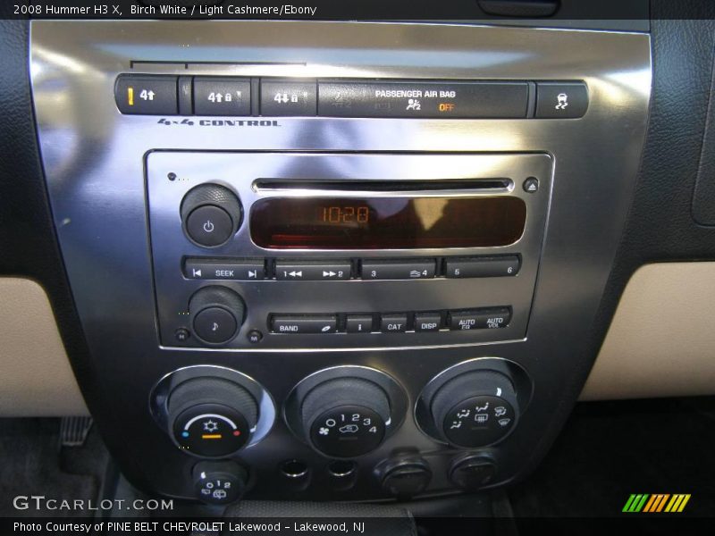Birch White / Light Cashmere/Ebony 2008 Hummer H3 X