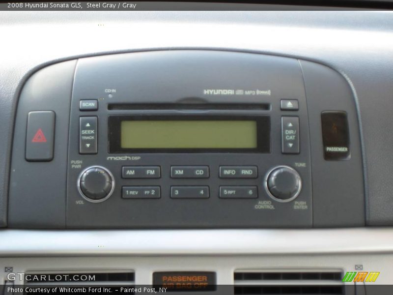 Steel Gray / Gray 2008 Hyundai Sonata GLS