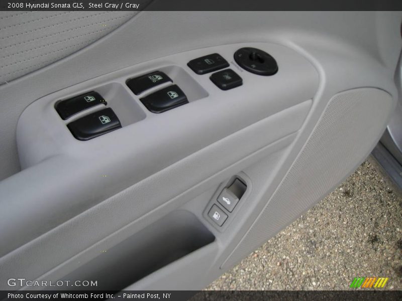 Steel Gray / Gray 2008 Hyundai Sonata GLS