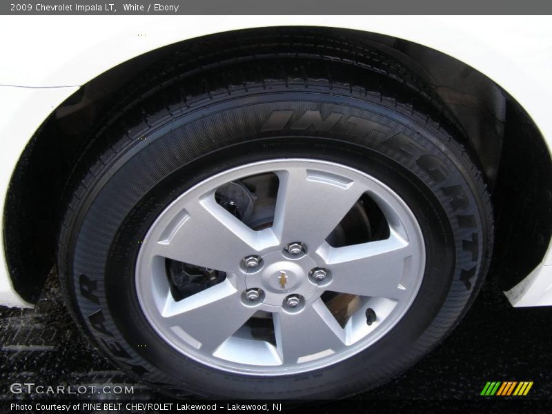 White / Ebony 2009 Chevrolet Impala LT