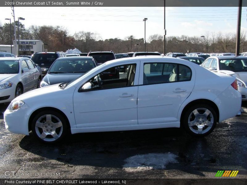 Summit White / Gray 2009 Chevrolet Cobalt LT Sedan