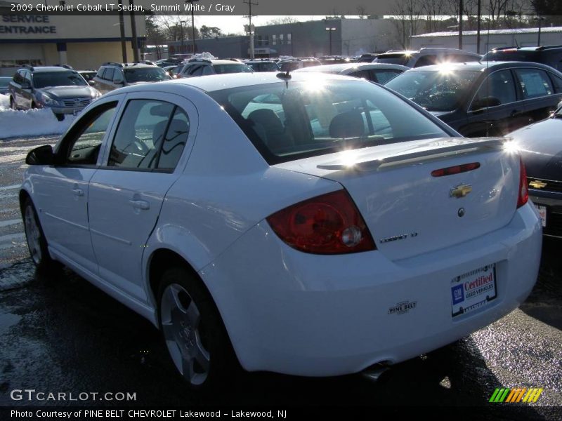 Summit White / Gray 2009 Chevrolet Cobalt LT Sedan
