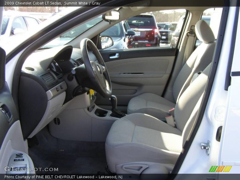 Summit White / Gray 2009 Chevrolet Cobalt LT Sedan