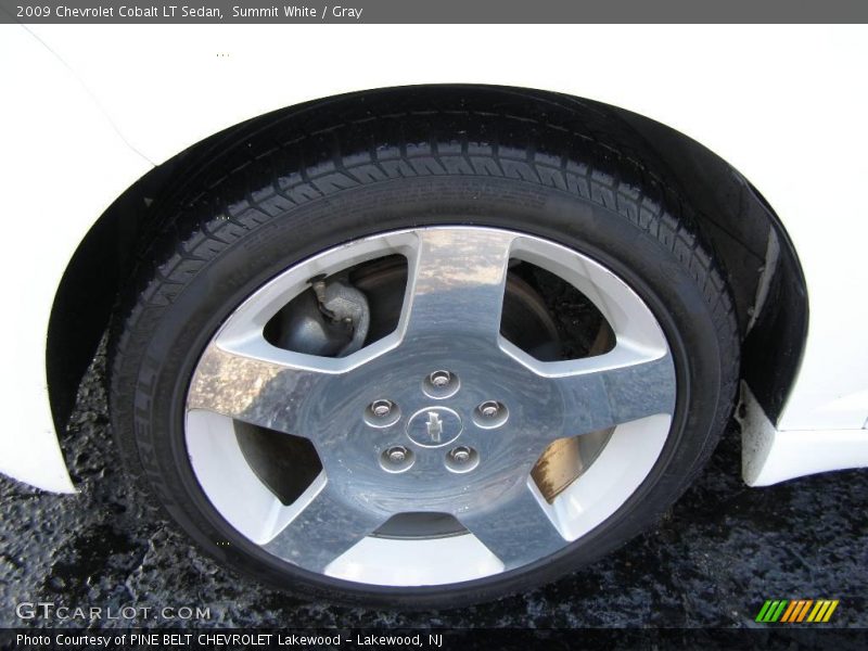 Summit White / Gray 2009 Chevrolet Cobalt LT Sedan