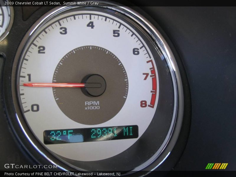 Summit White / Gray 2009 Chevrolet Cobalt LT Sedan