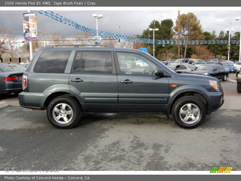 Sage Brush Pearl / Gray 2006 Honda Pilot EX 4WD