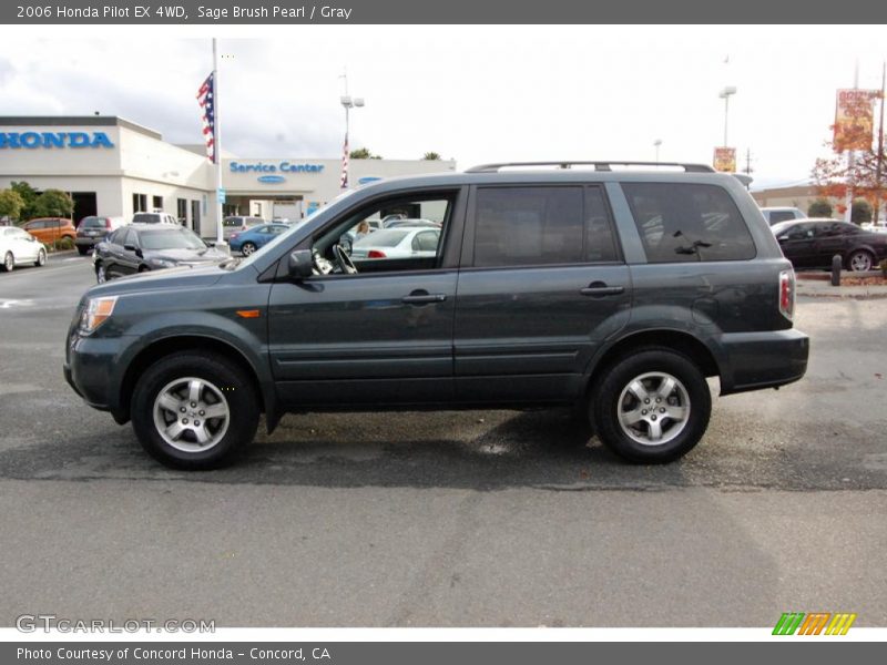 Sage Brush Pearl / Gray 2006 Honda Pilot EX 4WD