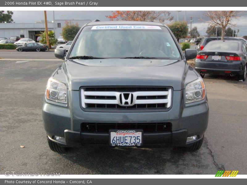 Sage Brush Pearl / Gray 2006 Honda Pilot EX 4WD