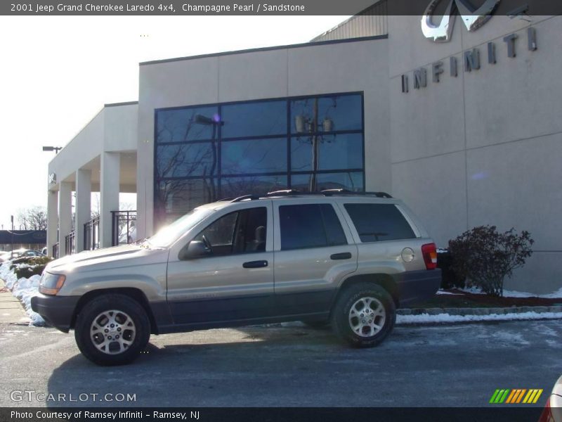Champagne Pearl / Sandstone 2001 Jeep Grand Cherokee Laredo 4x4