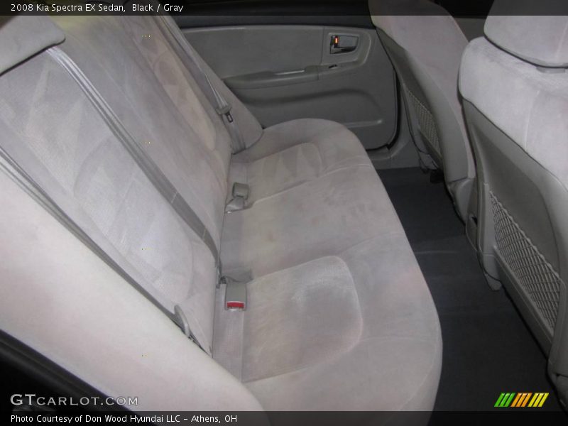 Black / Gray 2008 Kia Spectra EX Sedan