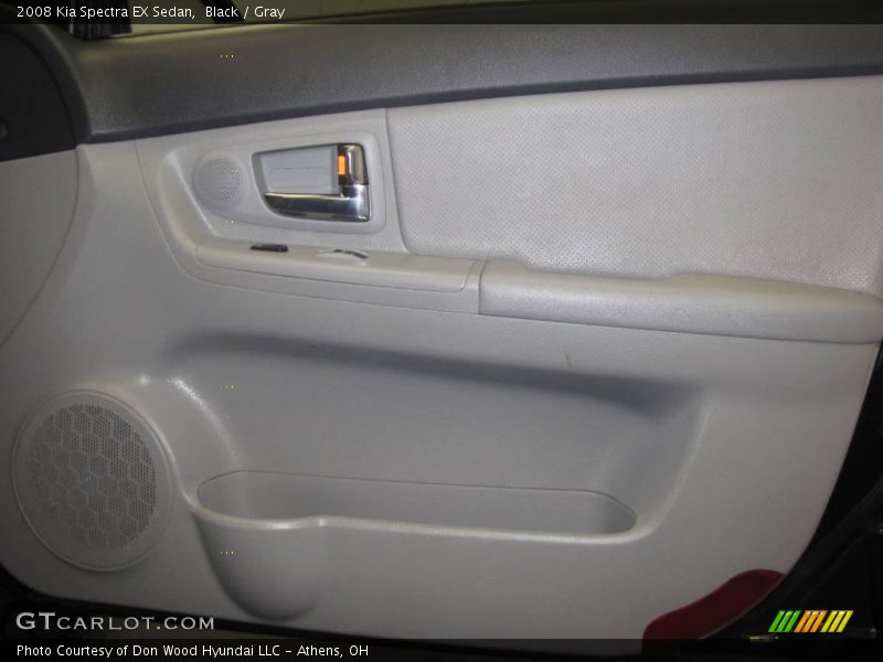 Black / Gray 2008 Kia Spectra EX Sedan