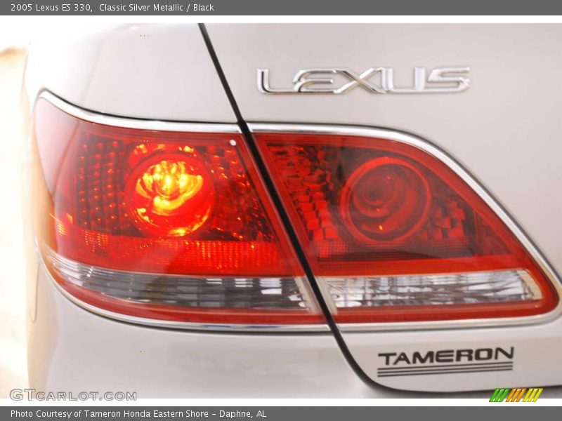 Classic Silver Metallic / Black 2005 Lexus ES 330