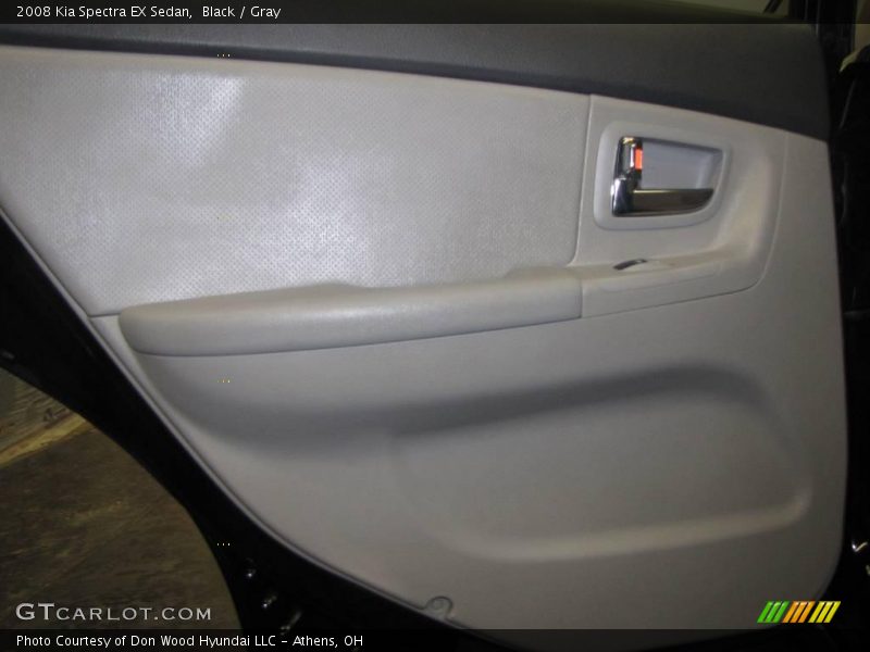 Black / Gray 2008 Kia Spectra EX Sedan