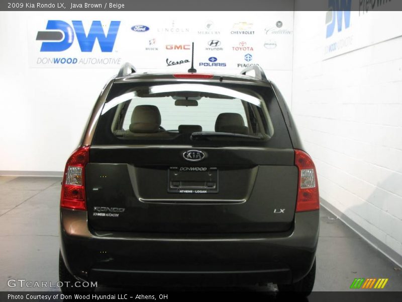 Java Brown / Beige 2009 Kia Rondo LX