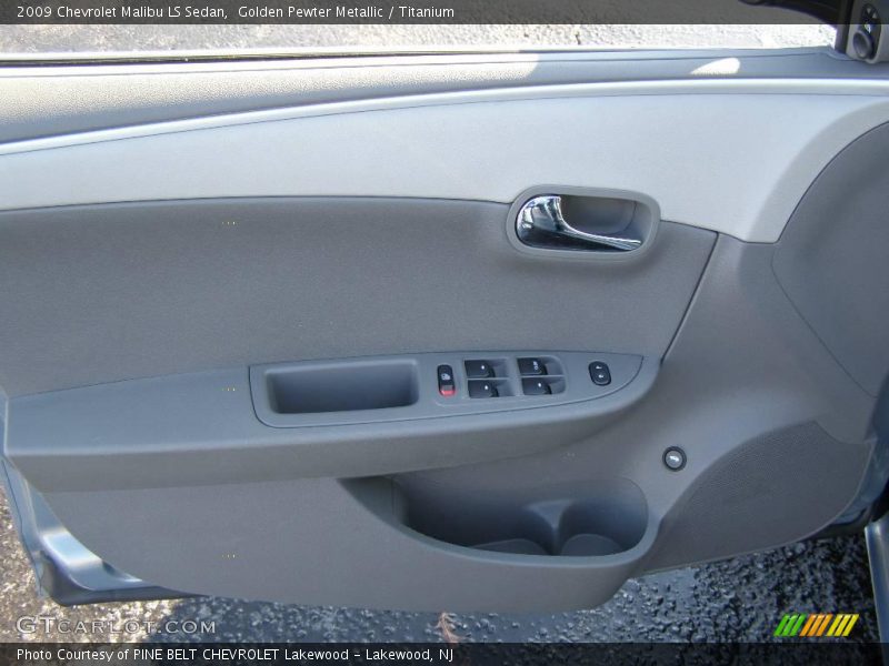 Golden Pewter Metallic / Titanium 2009 Chevrolet Malibu LS Sedan