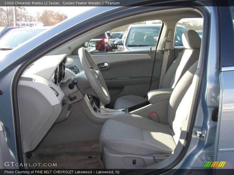 Golden Pewter Metallic / Titanium 2009 Chevrolet Malibu LS Sedan