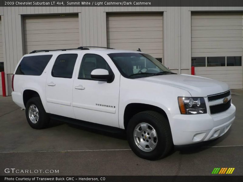 Summit White / Light Cashmere/Dark Cashmere 2009 Chevrolet Suburban LT 4x4