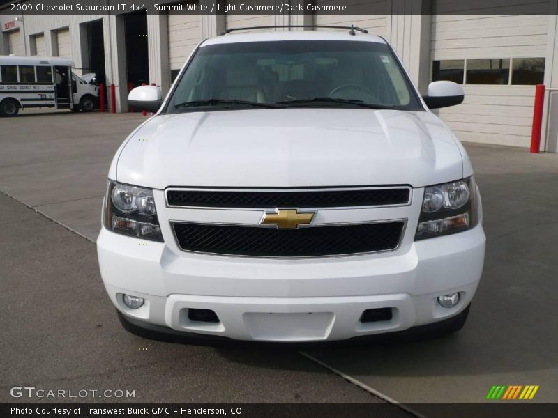 Summit White / Light Cashmere/Dark Cashmere 2009 Chevrolet Suburban LT 4x4