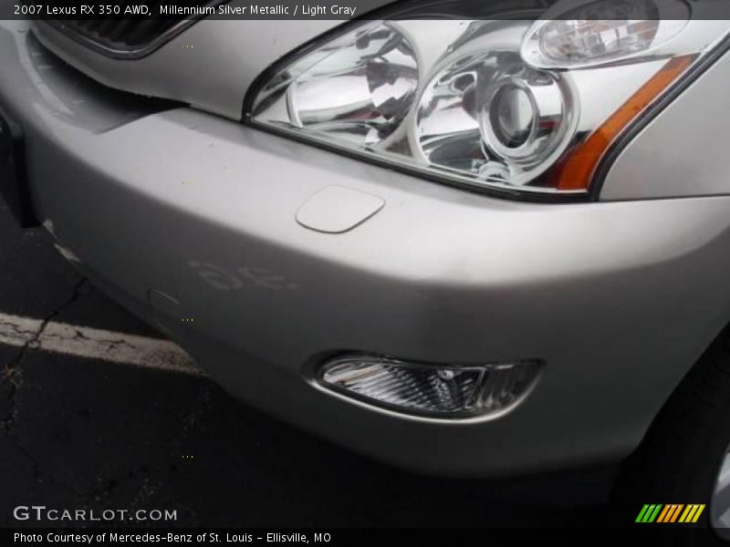 Millennium Silver Metallic / Light Gray 2007 Lexus RX 350 AWD