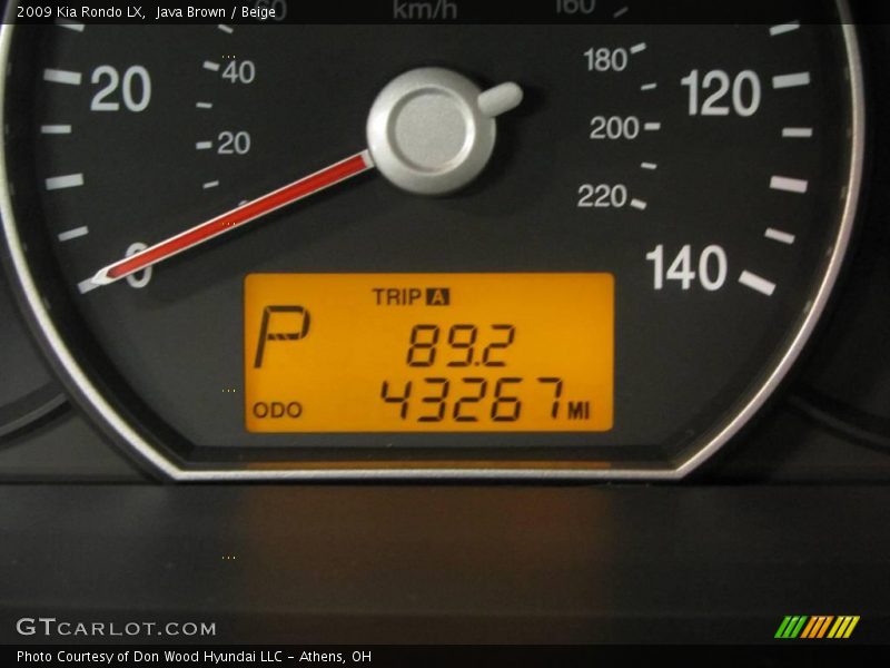 Java Brown / Beige 2009 Kia Rondo LX