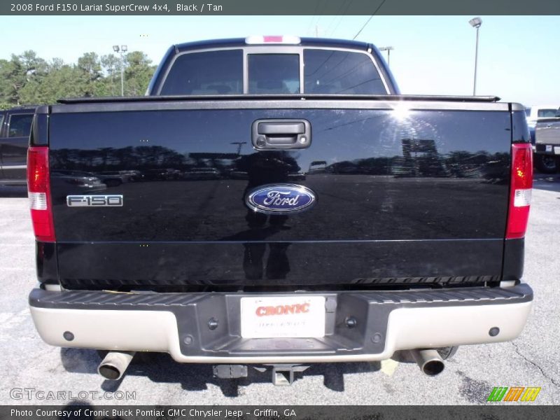 Black / Tan 2008 Ford F150 Lariat SuperCrew 4x4