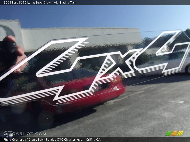 Black / Tan 2008 Ford F150 Lariat SuperCrew 4x4