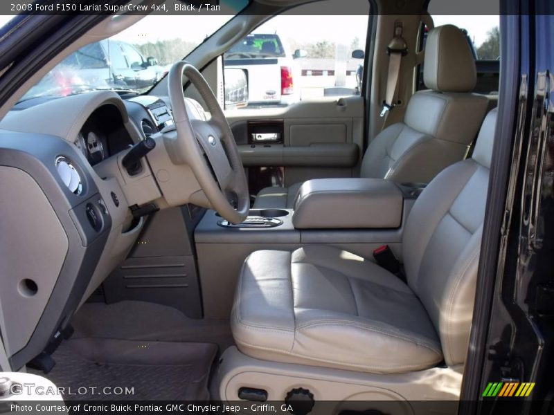 Black / Tan 2008 Ford F150 Lariat SuperCrew 4x4