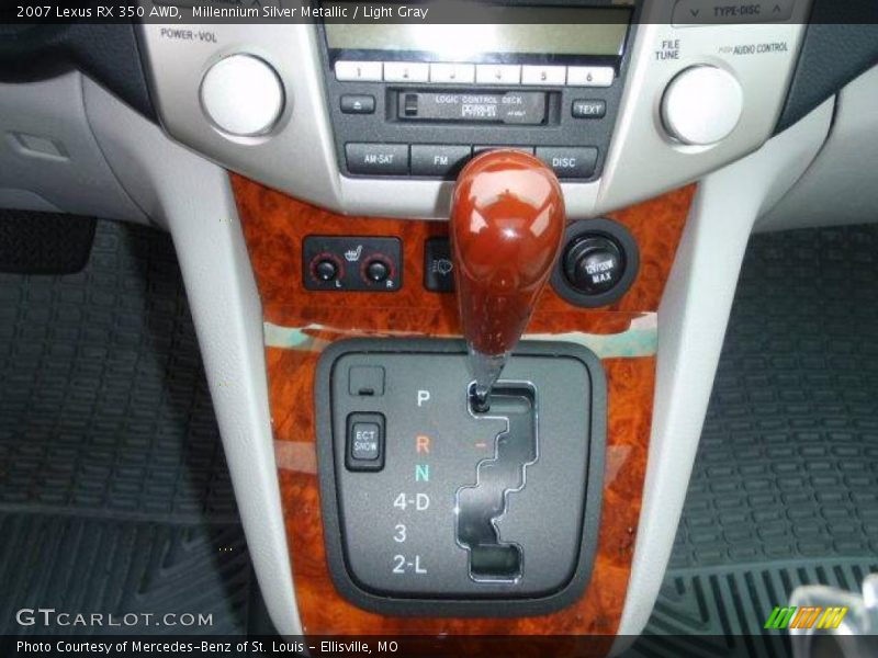 Millennium Silver Metallic / Light Gray 2007 Lexus RX 350 AWD
