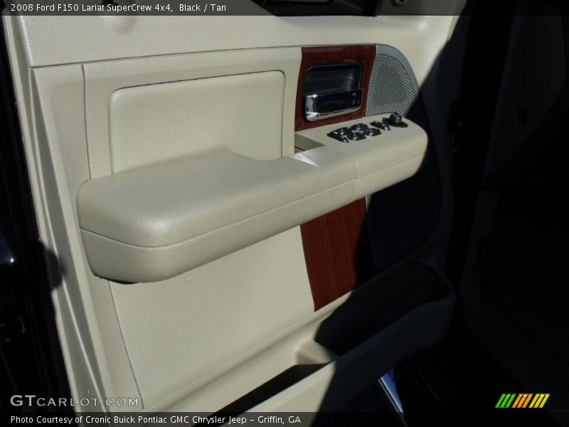 Black / Tan 2008 Ford F150 Lariat SuperCrew 4x4