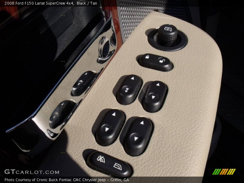 Black / Tan 2008 Ford F150 Lariat SuperCrew 4x4