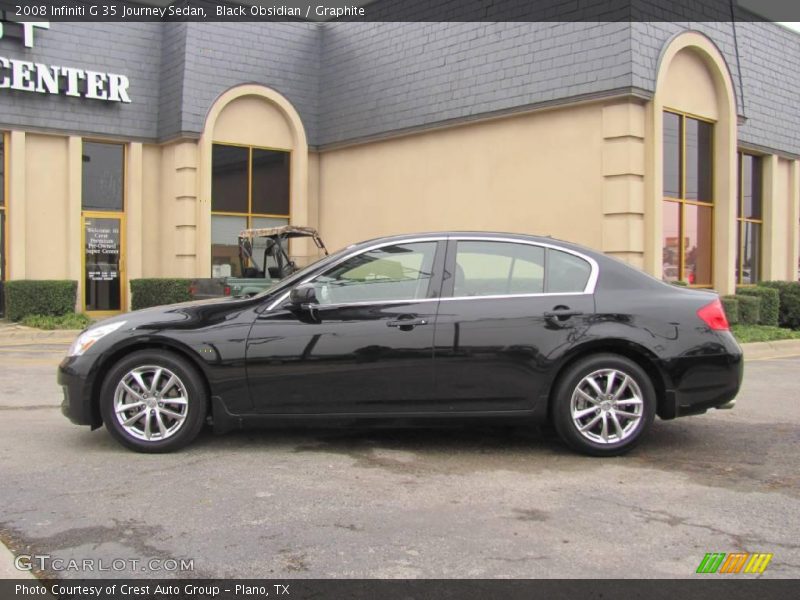 Black Obsidian / Graphite 2008 Infiniti G 35 Journey Sedan