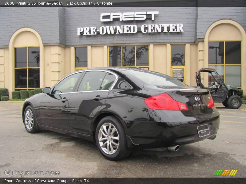 Black Obsidian / Graphite 2008 Infiniti G 35 Journey Sedan