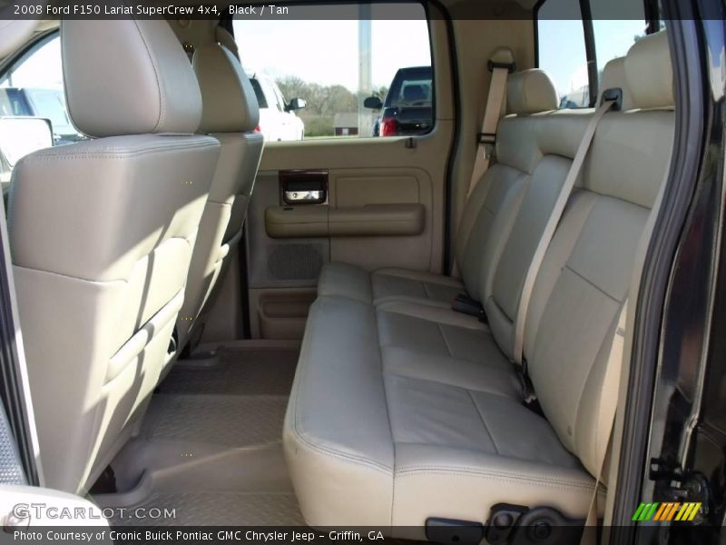 Black / Tan 2008 Ford F150 Lariat SuperCrew 4x4